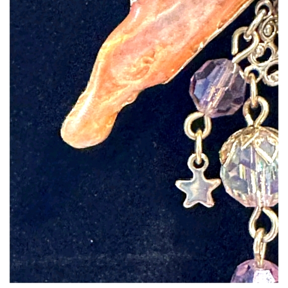 KIRKS FOLLY Moon and Stars Rhinestone Ferry Brooch - Picture 9 of 11